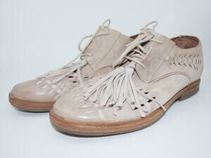 A.S.98 ZURI Leather Shoes Size 36 US 6 Tassel Lace Up AS 98 Oxford